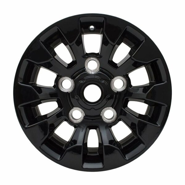 7X16 Gloss Black Replica Sawtooth Alloy 5/165 +20 Offset  (Use LR069899 Centre Caps)