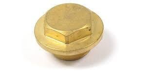 Brass Filler Plug Radiator 90/110 to TA976035. Discovery 1. P38 Petrol and Rrc. and 109 V8