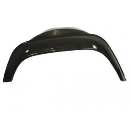 Front Eyebrow Arch extension LH Front Gloss Black 90-110.
